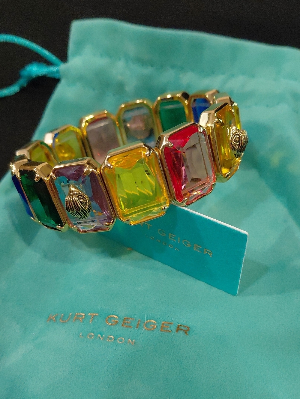KURT GEIGER LONDON MULTI STONE BRACELET